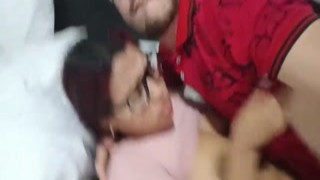 The task requires you to edit the given sentence, "Brunette with big natural tits fucks deliciously without a condom, I found her on a dating app, and she arrived in New York