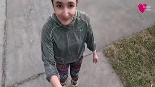 Katrina Van - Girl on Roller Skates Sucks Big Dick