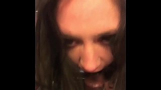 tatted emo beauty let s me fuck her throat