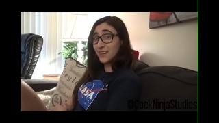 nerdy little step sister blackmailed into sex for trip to spacecamp preview - addy shepherd