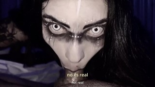 bruja come hombres es captada en camara