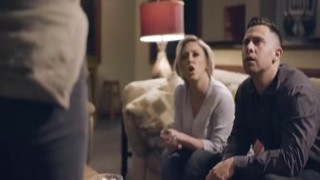 Teen stepdaughter fucked by stepfamily
