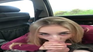 CatAndDick - Our First Blowjob Video in the Car