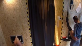 MadGloryHoles - Huge load of cum for a beautiful brunette