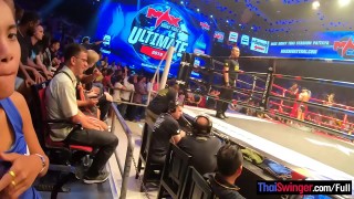 muay thai fight night and horny sex after for this big ass thai girlfriend hottie