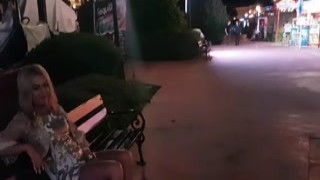 LolyAmateur - Crazy Girl Masturbate and Pee on Public Street-public Exhibitionist