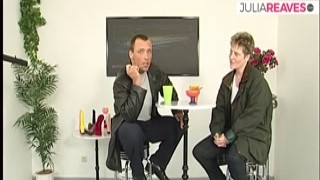 Retro German Casting Tour - Hot milf strips and fucks herself with a huge dildo