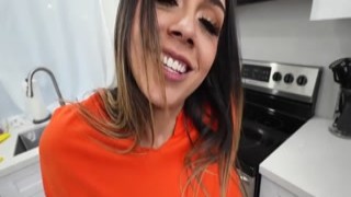 Lilly Halls dress rehearsal with her stepson