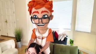 The Porn Dude Scores a Busty Black-Haired Babe: Theodora Days Wild Ride!