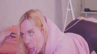 Estie Kay - Silly step sis wants to go for a walk with a butt plug on leash, but gets anal fuck instead.