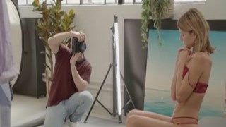 Model Gina Gerson masturbated and licked