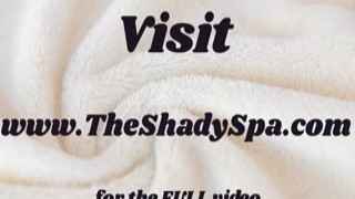 Real small titted masseuse tugs client