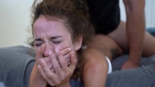 she thought the shoot would be easy - big cock destroys 18 yo tight teen geisha kyd
