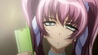 The teenager's wet and horny pussy was fucked hard by the handsome anime character