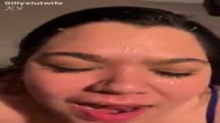 - My face is covered in his cum after he bounces my buttocks onto his penis