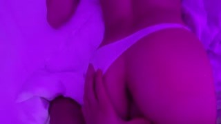 Julie Jess - Teen Pussy Fucked Hard In Neon Lights - POV