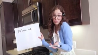 Stepbro helps his shy stepsis Leana Lovings