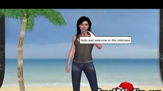 three foxy 3d cartoon honeys doing the naughty