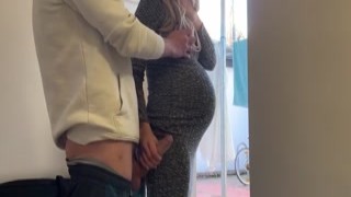 Sex_Associates - Publick Dick Flashing. I pull out my dick in front of a young pregnant neighbour and she made me cum