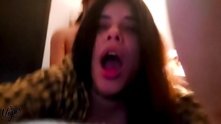 my step cousin lost the bet so she had to pay with pussy and let me record 