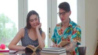 My gf went hard with her first blowjob