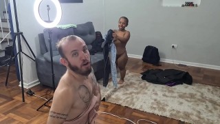 bastidores - a diversao putaria e risadas rolam solta na mattos movies com as gostosas um mini bastidores do anao safadinho
