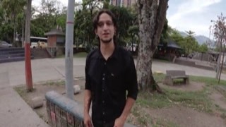 fake agent finding a girl on the train station