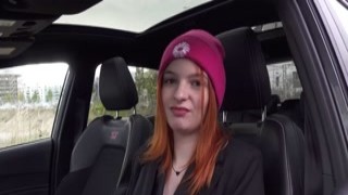 GERMAN SCOUT - Loud First Anal Sex at Pickup Casting with Skinny Redhead Teen Foxy Icegram