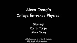 shy latina alexa chang s exam caught on hidden cameras by doctor tampa girlsgonegyno - tampa university physical reup