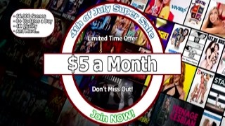 Boss giving teen babysitter anal lesson