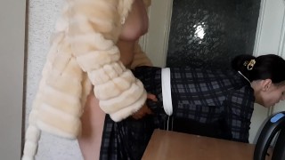 i seduced a nun and fucked her hot with a strapon - lesbian illusion girls