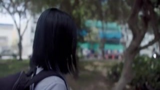 A shy 18-year-old with a small ass doesn't go to class and is caught by a stranger with a massive cock