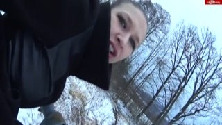 Public - Privatgrund! Ja Und Viel Sperma in Den Mund! Mit Lina-Diamond