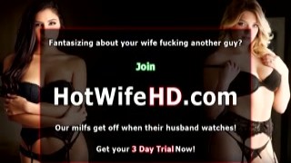 Blonde wife wants a bj and dp gangbang