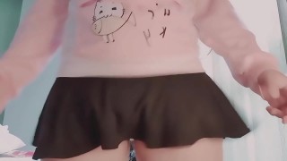 petite teenager bouncing her big ass and perfect little pussy - hana lily