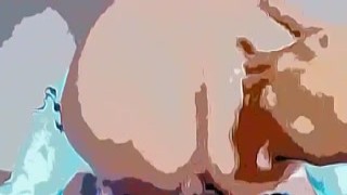 My step sister-in-law gets her exercise when we're home alone