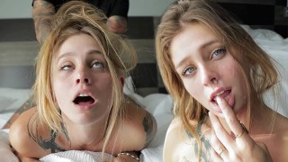 her climax is amazing - crazy blonde has eye rolling orgasms