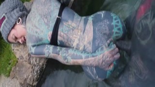 Z-Filmz - Anuskatzz And Lily Lu - Hot Spring Anal