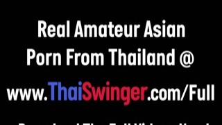 Thai MILF GF cutie masturbates and jerks