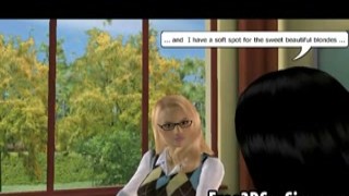 two superbly curvy 3d cartoon dolls having fun