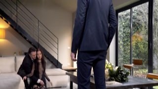 Olivia's husband is excited to enjoy her with another man