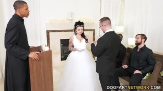 payton preslee s wedding turns rough interracial threesome - cuckold sessions