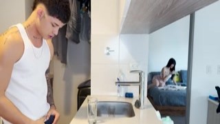 Yenifer Chacon - We were trying to Study but he got Distracted