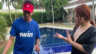 ThiagoLopezxx - Old Cuckold Watches as a Young Tattooed Guy Fucks his Colombian Wife - Thiago Lopez & Celeste Alba