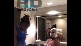 handsomedevan couldn t pay his barber so he made him fuck his wife
