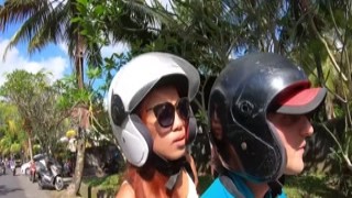 Monkey business with big ass Thai GF