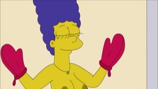 marge simpson nude photoshoot