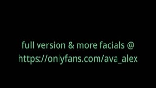 Ava Alex - Facial Queen gets her Cum Crown! Amazon riding ends with PERFECT facial