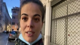 BananaNomads - Cumwalk in Rome part 1