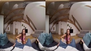 She Cleans My Cock with Her Mouth - Virtual Real Porn